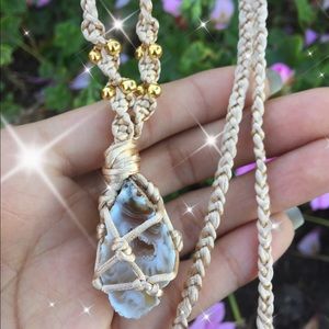 Agate Geode necklace